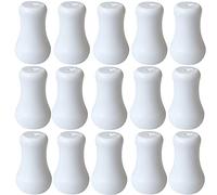 20pcs White Plastic Cord Tassel Window Blind Cord Knobs Drops Pull End for Roman Shades Curtain Crafts Drawstring Tassels