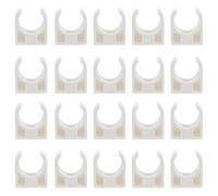 20pcs White Plastic Dc Motor Holder for R260 Motors, U Shaped Clamp | Convenient Installation, Easy to Operate, Light Weight, Organizes the Motor, for Making and Motor Models