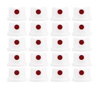 20pcs White Spray Paint Nozzle Tips for Cans, 4mm Valve Stem | Plastic PE Build, Smooth Consistent Flow, for Artists and Crafters, Walls and Street Art Use