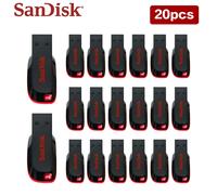 20pcs Wholesale SanDisk USB 2.0 Pen Drive CZ50 U Disk 16GB 32GB 64GB 128GB Original USB Flash Drive Memory Pendrive for Computer 20 PCS USB 2.0 Disk