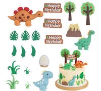 20Pcs Wild Animal Cake Toppers - Realistic Dinosaur Cake Decorations Happy Birthday, Cake Toppers Wild, Baby Birthday Party, Animal Cake Topper, Baby Shower Party Decorations