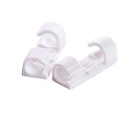 20Pcs Wire Storage Clips Buckle Organizer Securing Data Line Cable Clamp Fixer White Clever