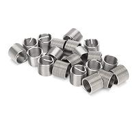 20Pcs Wire Thread Inserts Thread Repair Sleeve Kit M12 x 1.25 Steel Sheath Coiled Wire Helicoil Type Screw for Automotive Repairs(1.5D)