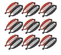 20pcs Women Vintage Fish Shaped Banana Hair Clip for Ponytail Styling | Lightweight Plastic Resin Accessory, Quick Insert and Removal, Secure Hold for Gym Sessions and Casual Outings