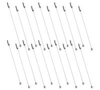 20pcs Women's Hat Pins - 90mm Long Eye Needle Pin with Stopper Ends - Silver Metal Buttonhole Pins for Hat Scarf Tie Brooch Diy Jewelry Making Lapel Pin Coat Stick for Men and Women