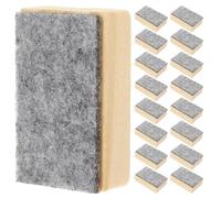 20pcs Wood Felt Chalk Eraser for School and Office Dust Reduction