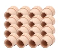 20pcs Wood Moxa Stick Extinguisher Cap 1.8cm Safe Reliable