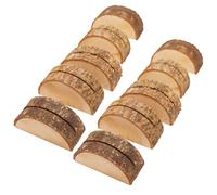 20Pcs Wood Table Number Holders for Wedding Wood Name Cards Photo Memos Note Holders for Wedding Party Food Label Stand Party Supplies