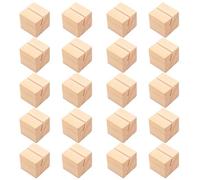20Pcs Wood Table Number Holders Stands for Wedding Wood Name Cards Memos Note Photo Food Label Office Supplies