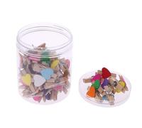 20Pcs Wooden Clips Push Pins, Creative Pattern Wooden Pegs with Thumb Tacks for Crafts Photos Cork Board Decorations