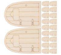 20pcs Wooden Miniature Fairy Door Blank for DIY Tiny House Decor