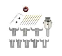 20Pcs Wooden Round Button Bead Maker Beads Drill Bit Milling Cutter Set Molding Tool Router Woodworking Kit