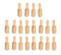 20PCS Wooden Scoop Set Sugar Salt Scoops Spoons for Spice Home Kitchen Tools