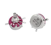 20Pcs WTH118 Potentiometers 470-4.7M Ohm 2W Single Turn Rotary Carbon Film Wire Wound Linear Variable 10mm DIY Resistors Shaft Resistor elements (Size : 22K Ohm)