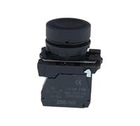 20Pcs XB5 AA31 Plastic Restart Power Start Stop Momentary Push Button Switch Normally Open NO NC Red Green Yellow 22mm ZB5(Black,3NO)