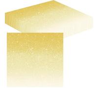 20pcs Yellow Paper Napkin 33x33CM,Soft Shiny Gradient Disposable Luncheon Paper Party Serviettes Tableware for Birthday,Christmas,Halloween,Wedding,BBQ,Parties Dinner Yellow Serviettes Napkins