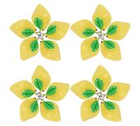 20pcs Yellow Resin Lemon Charm for Jewelry Making with Threading Hole | Bracelet and Necklace Craft Supply, Easy Cord or Chain Use, Fresh Pretty Style, Arts Project Piece