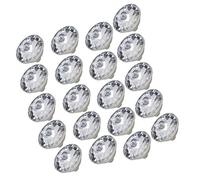 20pcs Yibuy Diamond Bright Crystal Beautiful Upholstery Sofa Decoration Sew Buttons14mm Drill Diameter