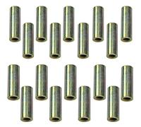 20Pcs Yootones Bass Guitar Truss Rod Nut Buckle Connect Connector 8mm 9mm for Electric Guitar Bass Replacement