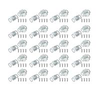 20Pcs Zincs Alloys Roller Latches with Mounting Screws Double Roller Catches Hardware for Mailbox Cabinet Door Repair Press Wardrobe Door Buckle