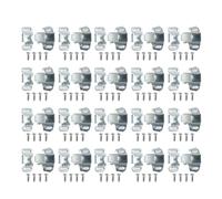 20Pcs Zincs Alloys Roller Latches with Mounting Screws Double Roller Catches Hardware for Mailbox Cabinet Door Repair Zincs Alloys Cabinet Latches