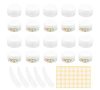 20PcsEmpty sample pots,10g/10ml cosmetic pots,sample pot with lid cosmetic pot,travel pots for cream,cosmetic containers small pots with lids,For Various Cosmetic Products, Samples,Eye Shadow Lip Balm