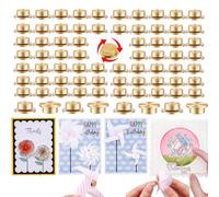 20PcsMini Metal Rotating Bearings for DIY Handmade Crafts Paper Cards Scrapbooking Cards 360°Rotation Smooth Spin Mechanism Spinner Jewelry Making Nail Decoration Rotating Tools