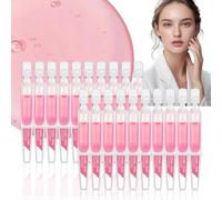 20PcsPDRN Pink One Day Serum - Salmon DNA Repair Essence, Ultra Hydrating Serum with Niacinamide & Hydrolyzed Collagen, for Glowing Skin, Moisturizing & Firming Facial, Korean Skincare