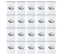 20Piece Matte Shoe Bags with Drawstring Storage Solution for Home and Travel Use