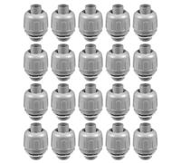 20Pieces 1 / 2Inch Liquid Tight Connectors Without Metallics Nylon Electrical Conduit Fittings Easy Installion Designs Liquid Tight Connectors