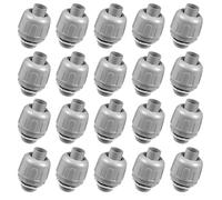 20Pieces 1/2Inch Liquid Tight Connectors Without Metallics Nylon Electrical Conduit Fittings Easy Installion Designs Electrical Flexible Fittings
