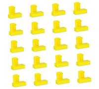 20pieces Edges Leveling Clips Tile Edges Fixers for Wall Corner Alignment Without Tools Easy Installation Precise Corner Leveler