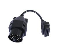 20Pin OBD2 16 Pin Connector 20 Pin OBDII OBD2 Cable Diagnostic Adapter Round For E36 E38 E39 E46 E53 X5 Z3