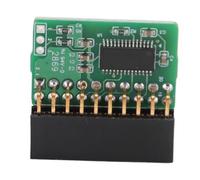 20Pin TPM 2.0 Module, Vertical Trusted Platform Module with Green PCB for SuperMicro AOM TPM 9665V TCG 2.0 Installation Easy