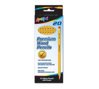 20pk #2 HB Yellow Pencils with Pink Eraser