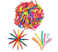 20pk Flying Rocket Balloons Assorted Colours, Flying Balloons, PartyBalloons Whistling Balloon Party Bag Fillers for Kids,Noisy Screaming Balloon LatexBalloons Celebration Rocket balloonToys