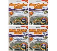 20pk Slow Cooker Liners Disposable Cooking Bags BPA Free for Oval or Round Pot -slow cooker Liner- no mess -easy & clean cookiing