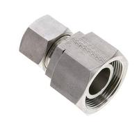 20S & 30S Stainless Steel Straight Cutting Fitting with Swivel 400 bar FKM O-ring Sealing Cone ISO 8434-1