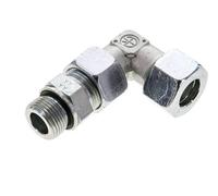 20S & M27x2 Zink plated Steel Elbow Cutting Fitting with Male Threads 400 bar Adjustable ISO 8434-1