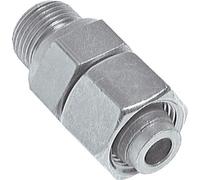 20S & M27x2 Zink plated Steel Straight Swivel with Male Threads 400 bar NBR Adjustable ISO 8434-1