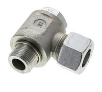 20S & M27x2 Zink plated Steel Swivel Joint Cutting Fitting with Male Threads 400 bar Rotatable ISO 8434-1