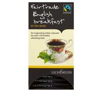 ( 20s Pack ) Lichfields Fairtrade English Breakfast 20 Tea Bags 40g