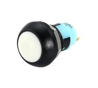 20set 1/6 PCS,Mini Round Push Button Switch,PBS-33A Self-Locking/33B Self-reset,2Pin,12mm,3A 250VAC/1A 125VAC,Electrical Equipment(PBS-33A White,6pcs)