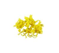 20Set Inner 2.7/3/4/4.5/5Mm Bird Dove Pigeon Parrot Leg Rings Small Birds Foot Rings Bird Clip Ring,yellow,4.5mm