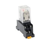 20set MY2NJ HH52P Small Electromagnetic Relay DC/AC 12V 24V 110V 220V 380 Coil General Purpose DPDT 8 Pin Micro with Socket(Ac,24V)