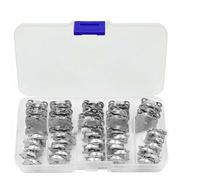 20sets/lot 10mm-18mm Metal Wallet Buttons Magnet Buckle Snap Fasteners Bags Sewing Garment Accessories Materials Buckle with Box-Silver-14.0mm