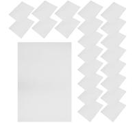 20sheet A4 Ceramic Fiber Paper Sheets, 20 White Rectangles | High Temperature Insulation, Thermal Shielding Material for Stove Furnaces, Glass Artists, Ceramic Crafting and DIY Projects