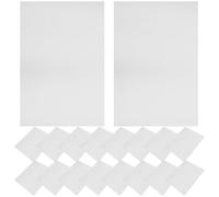 20sheet Ceramic Fiber Paper 20 Sheets A4 Kiln Gasket Material | High Temperature Insulation, White Rectangular Sheets, Quick Application for Pottery Makers, Glass Artists and Microwave