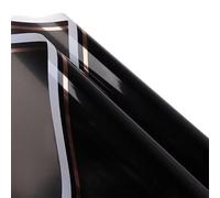 20sheets Bordered Gold Stripe Flower Wrapping Paper Double Color Jelly Color Floral Packing Sheet For Wedding Valentines Day DIY(Black)