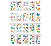 20sheets Kids' Temporary Tattoos, Cartoon Dinosaur Series, Gift Stickers For Boys And Girls